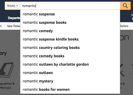 keyword phrases on Amazon