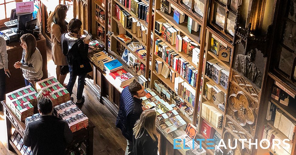 people browsing at a bookstore