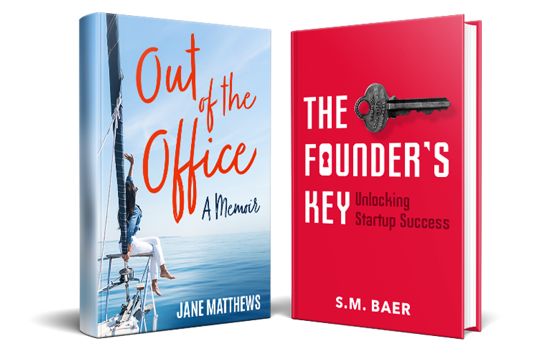 two designed books