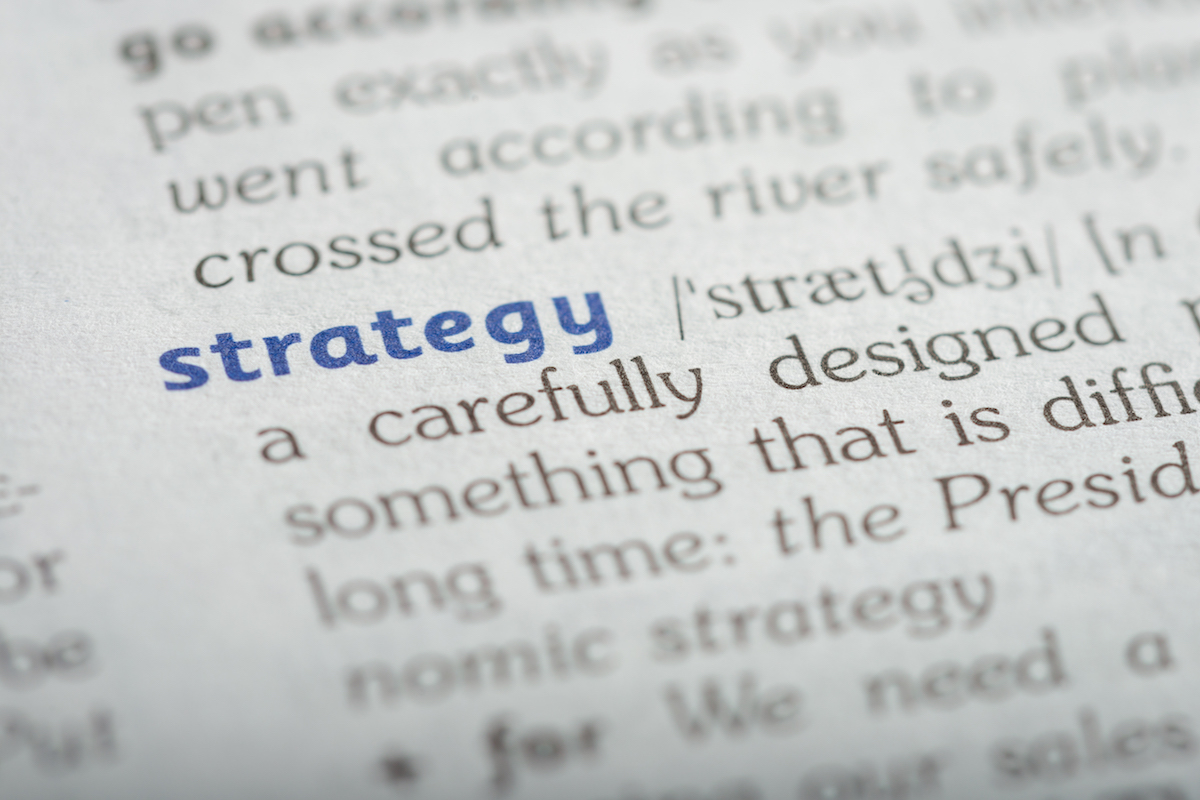 Dictionary definition of strategy