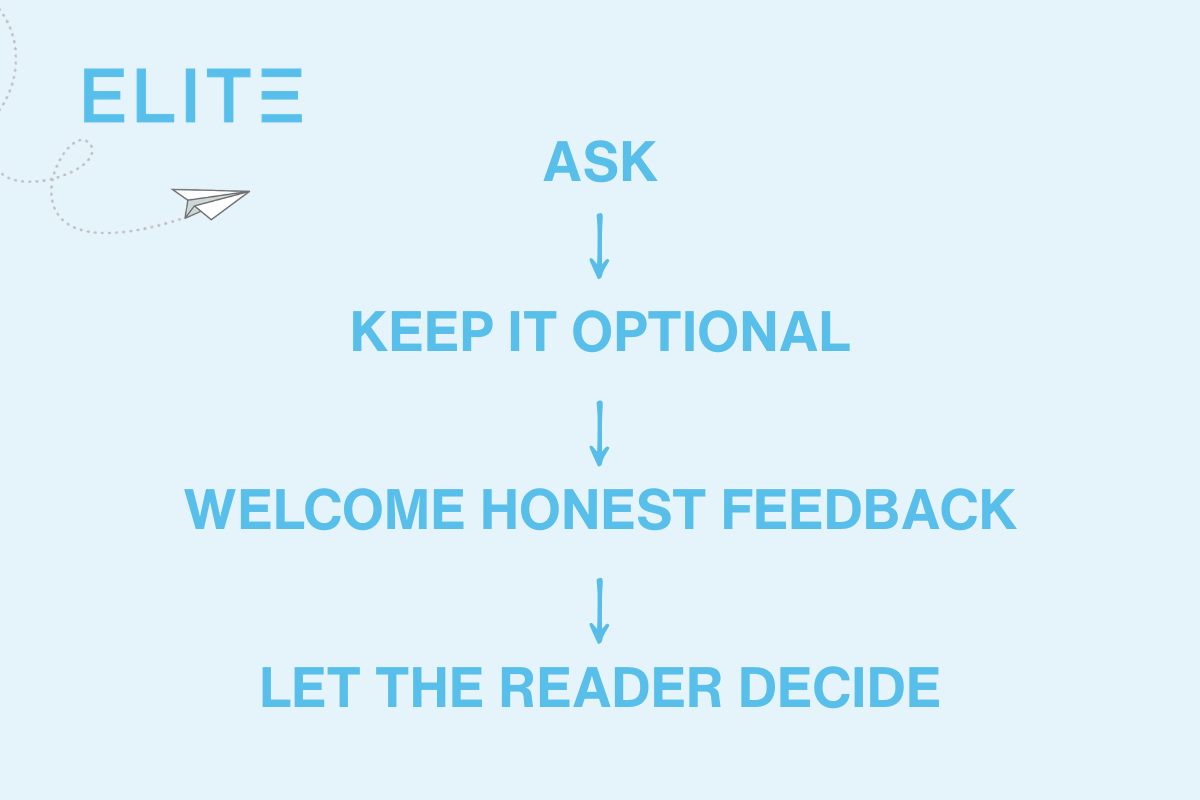 Four steps for making an ethical book review request