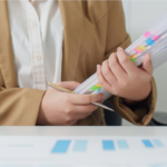 Author preparing notes before working with a ghostwriter