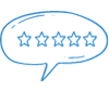google 5 star rating illustration